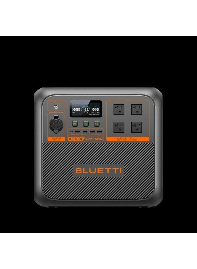 بلويتي محطة طاقة محمولة BLUETTI AC180P بقدرة 1800 واط | بطارية LiFePO₄ بسعة 1440 واط ساعة | شحن سريع | تدعم الطاقة الشمسية | للطوارئ والرحلات والطاقة الاحتياطية - Image 3